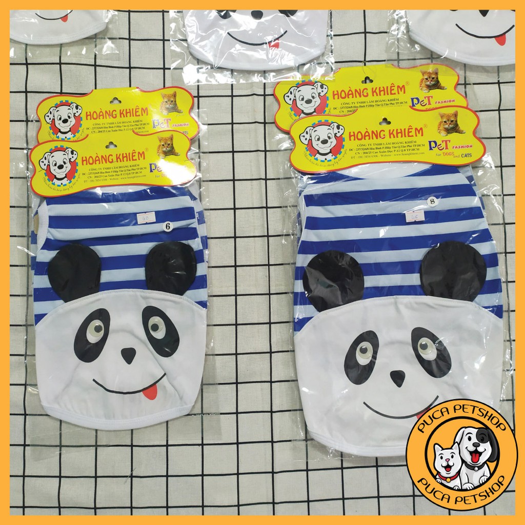 [HCM Now Grab] Áo chó mèo hình gấu Panda