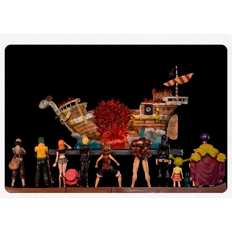 MÔ HÌNH ONE PIECE BĂNG MŨ RƠM CHIA TAY GOING MERY