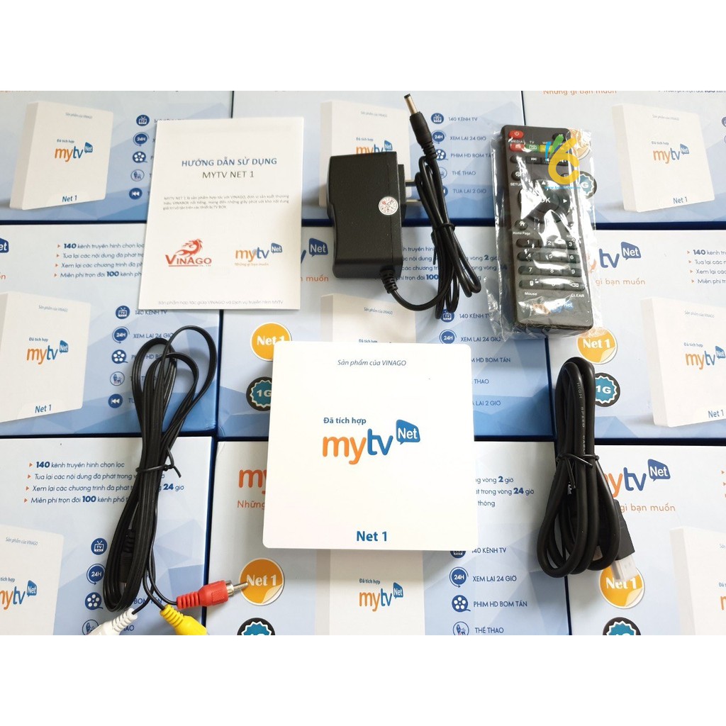 Đầu MYTV NET 1 RAM 1GB - Xem Truyền Hình Bản Quyền Miễn Phí 100 Kênh Trọn Đời