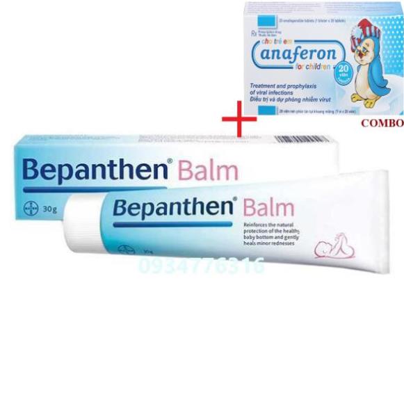 Combo Chim cánh cụt Nga+ ✅ Kem chống hăm Bepanthen Balm dạng kem mỡ - tuýp 30g