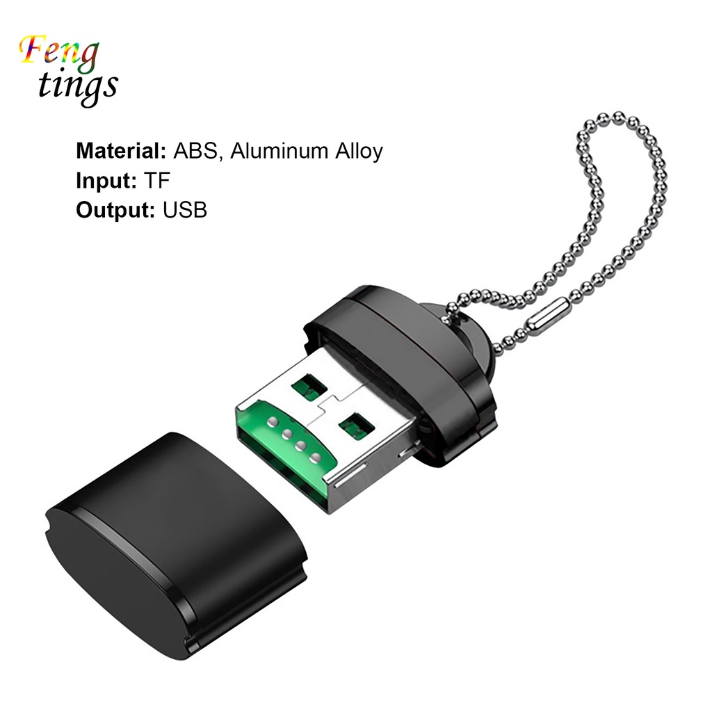 Đầu Đọc Thẻ Nhớ Usb Tf Có Móc Treo Tiện Dụng