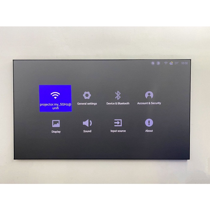 MÀN CHIẾU QUANG HỌC 92 INCH ALR DÙNG CHO MÁY CHIẾU SIÊU GẦN