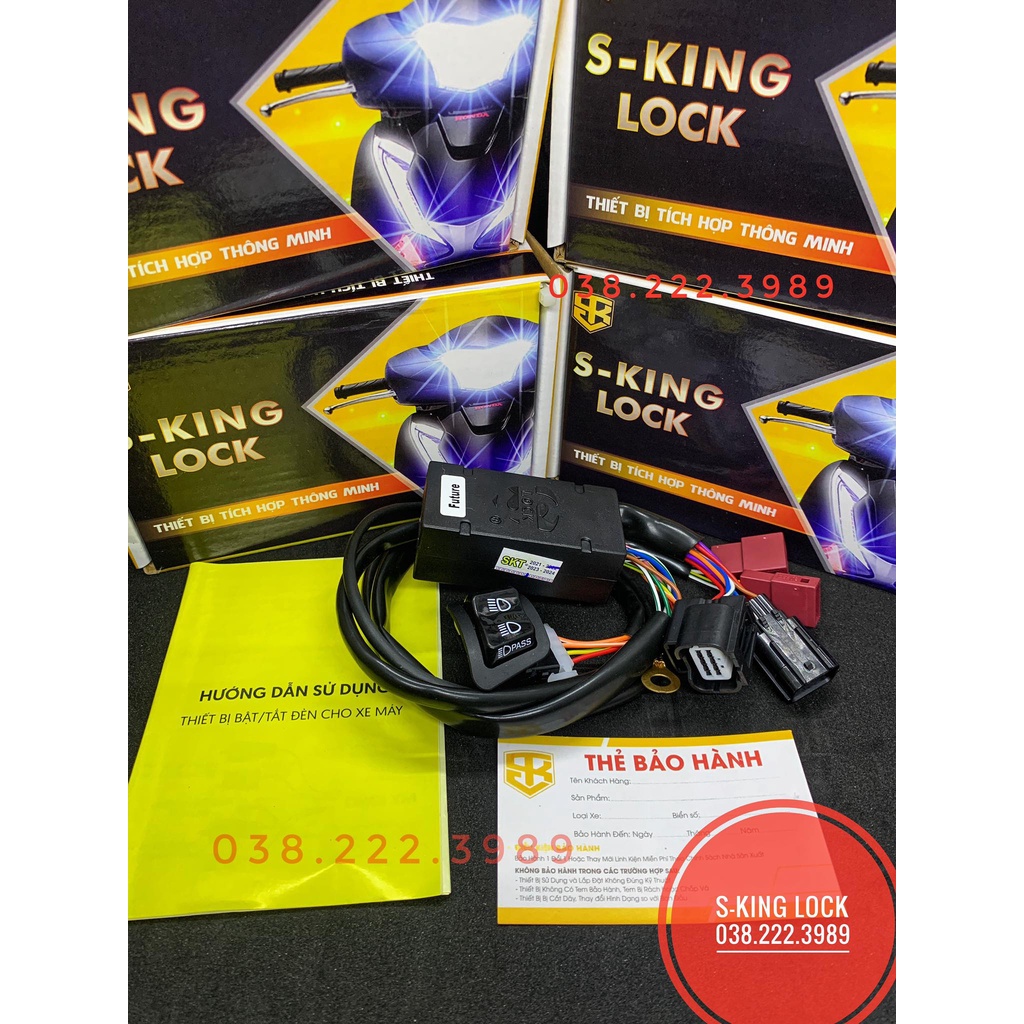 Bộ mạch tắt mở đèn xe future 2021 2022 2023 Chính Hãng Honda | S-KING LOCK BH 18 THÁNG