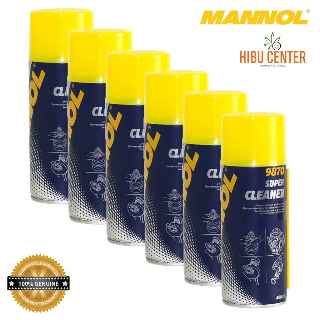 Tẩy Rửa Siêu Sạch Cho Động Cơ và Tẩy Rỉ Đa Năng MANNOL 9870 – 400ML Super Cleaner, Hàng Chính Hãng – HIBUCENTER