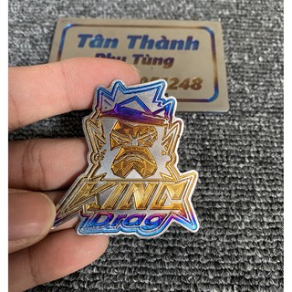 Tem TITAN King Drag hình khỉ - Đồ Chơi Xe Máy