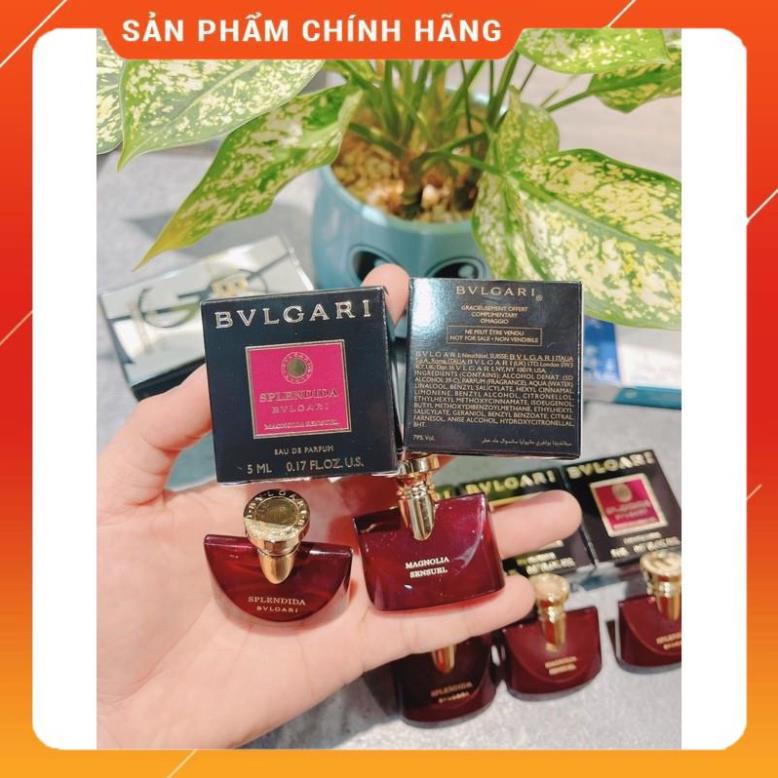 Nước Hoa Nữ Mini BVLGARI Splendida Magnolia Sensuel EDP 5ml Hàng Chính Hãng - M117
