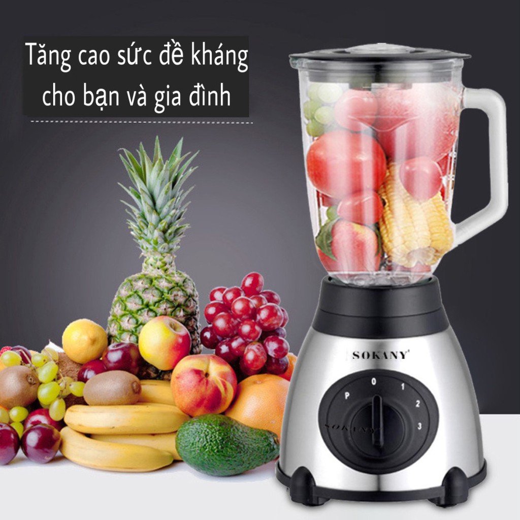 Máy xay sinh tố SOKANY SK-144 model 2021* (Bảo hành 12 tháng)