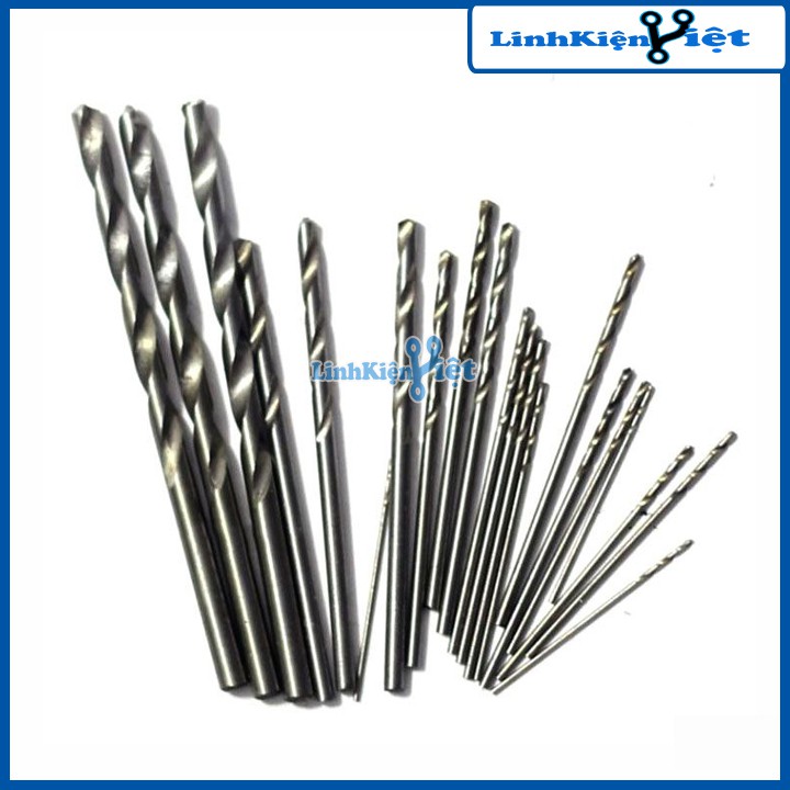 BỘ 22 MŨI KHOAN (0.5-0.6-0.7-0.8-0.9-1.0-1.2-1.5-2.0-3.0-5.0 MỖI LOẠI 2 CHIẾC )