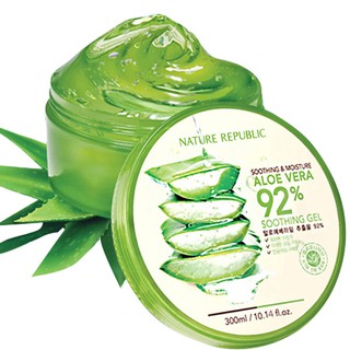 Gel Lô Hội Nature Republic Aloe Vera 92% Soothing Gel