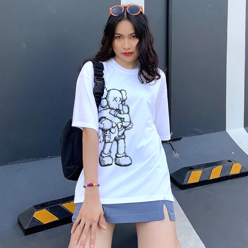 Áo thun thiết kế BEEBEE kaws-KAWS004 100% COTTON