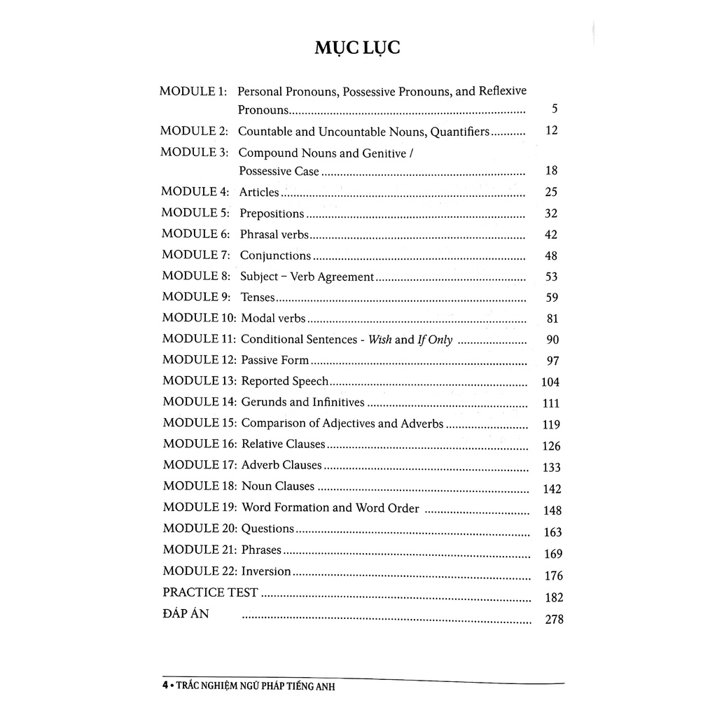 Sách Trắc Nghiệm Ngữ Pháp Tiếng Anh - Lý Thuyết Và Bài Tập