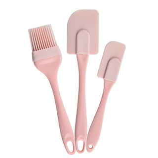 Bộ 3 món cọ và phới trộn bột silicon siêu xinh