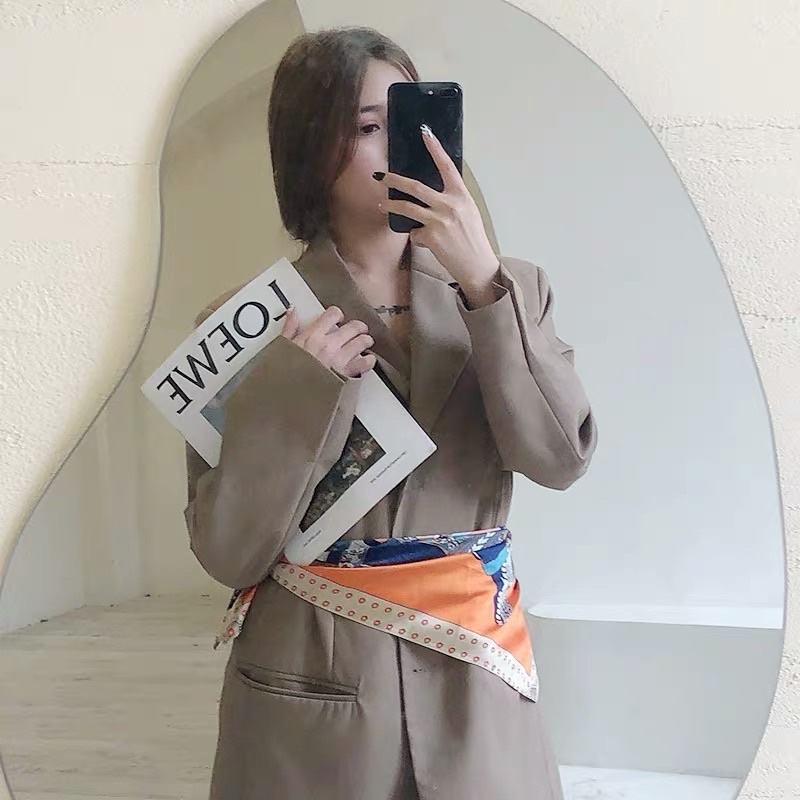 Khăn turban lụa vuông 70cm cột áo yếm - Maben