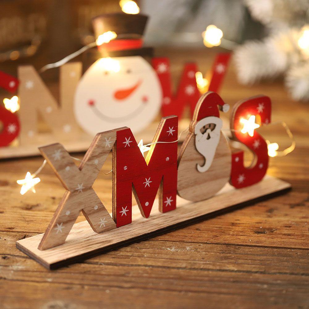 Phụ Kiện Trang Trí Giáng Sinh Hình Ông Già Noel Và Người Tuyết Dễ Thương
