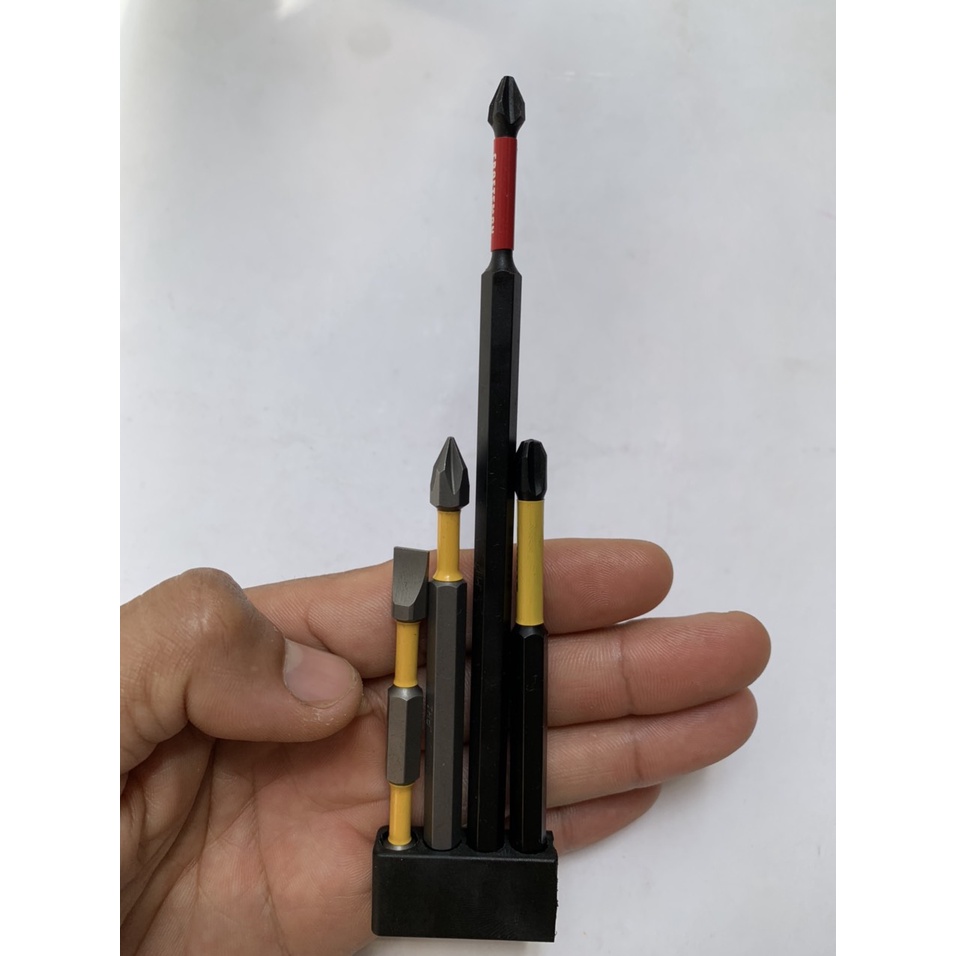 Bộ mũi vít PH1 - PH2 - PH3 - SL8 chính hãng có từ