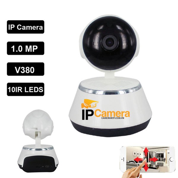 Camera quan sát HD, Camera wifi IP V380 THẾ HỆ MỚI ghi hình liên tục trong 30 ngày - Bảo hành uy tín 1 ĐỔI 1