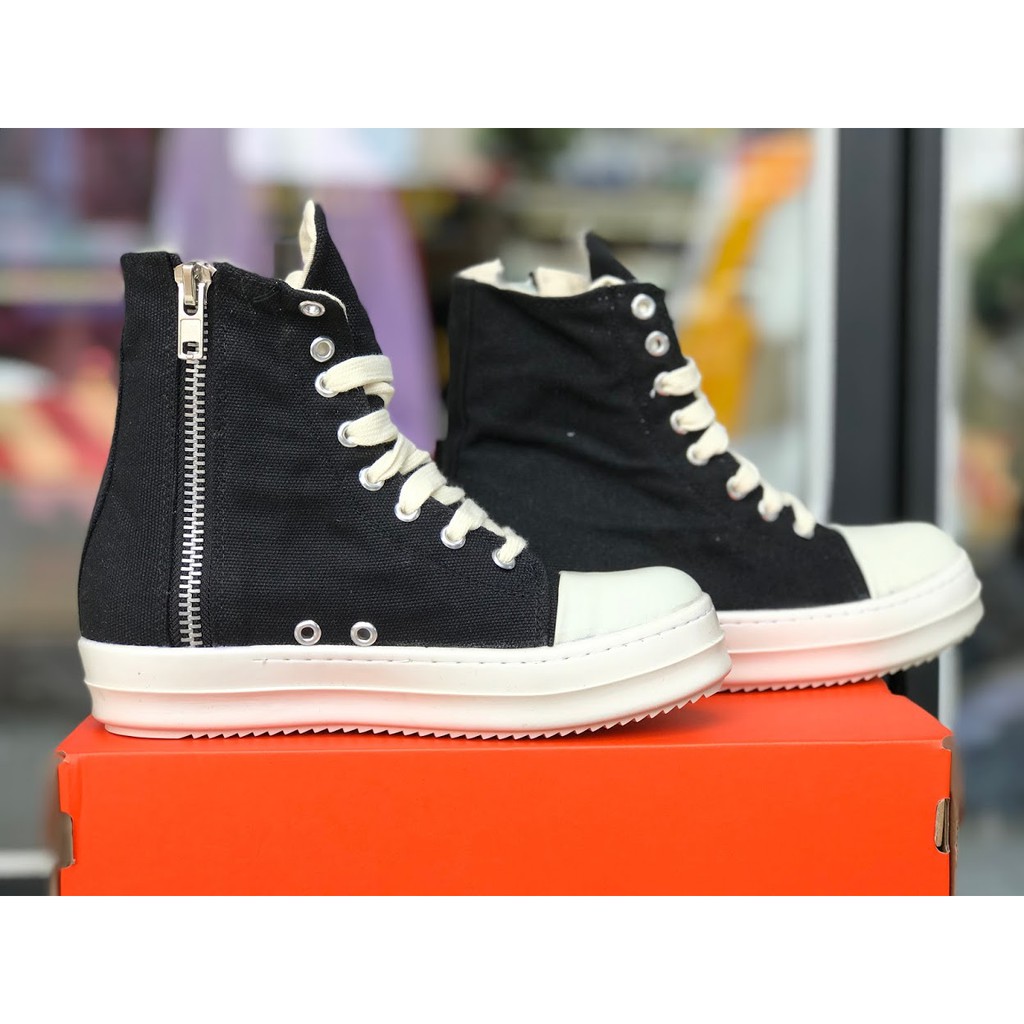 GIÀY SNEAKER RICK OWEN CỔ CAO RO CỔ CAO - GIN STORE