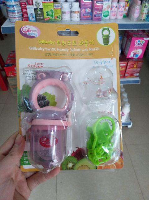 Túi tập nhai chống hóc Gb baby Hàn Quốc