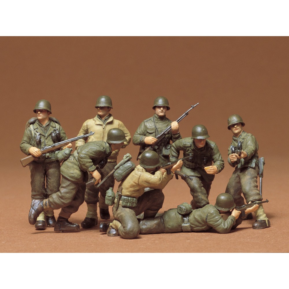 Mô Hình Quân Sự Military Miniatures US Infantry West European Theater Chính Hãng Tamiya Tỉ Lệ 1/35