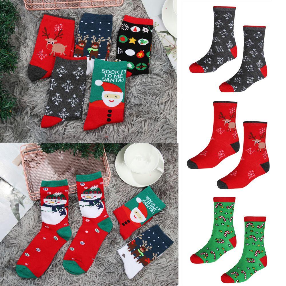 Vớ Cotton Trang Trí Giáng Sinh Năm Mới Cho Nữ