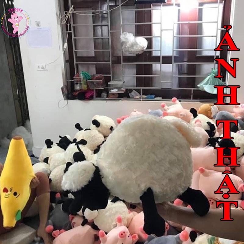 Gấu bông cừu béo dễ thương size 35 cm, gối ôm cho bé, gấu cừu trắng