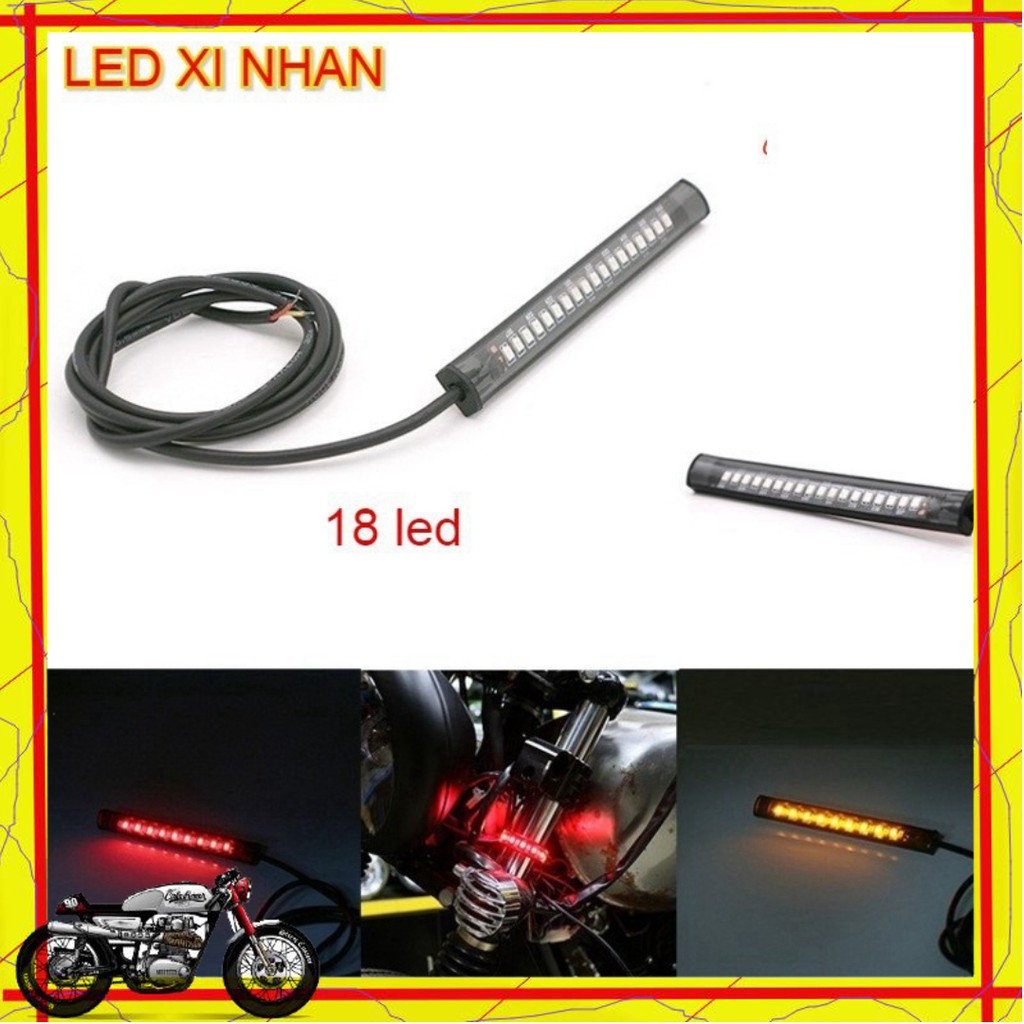 🚚[ FREE SHIP] LED XI NHAN XE MÁY 💎XI NHAN LED  7 CHẾ ĐỘ MÀU