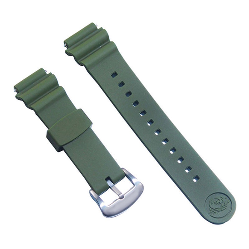 Dây Đeo Silicon 20mm Kèm logo 20mm Cho Đồng Hồ Seiko