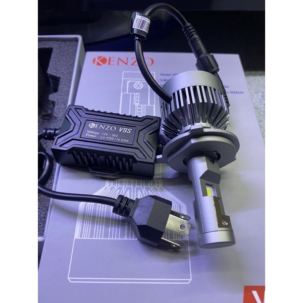 Đèn pha LED chân H4 Kenzo V9s chống chói
