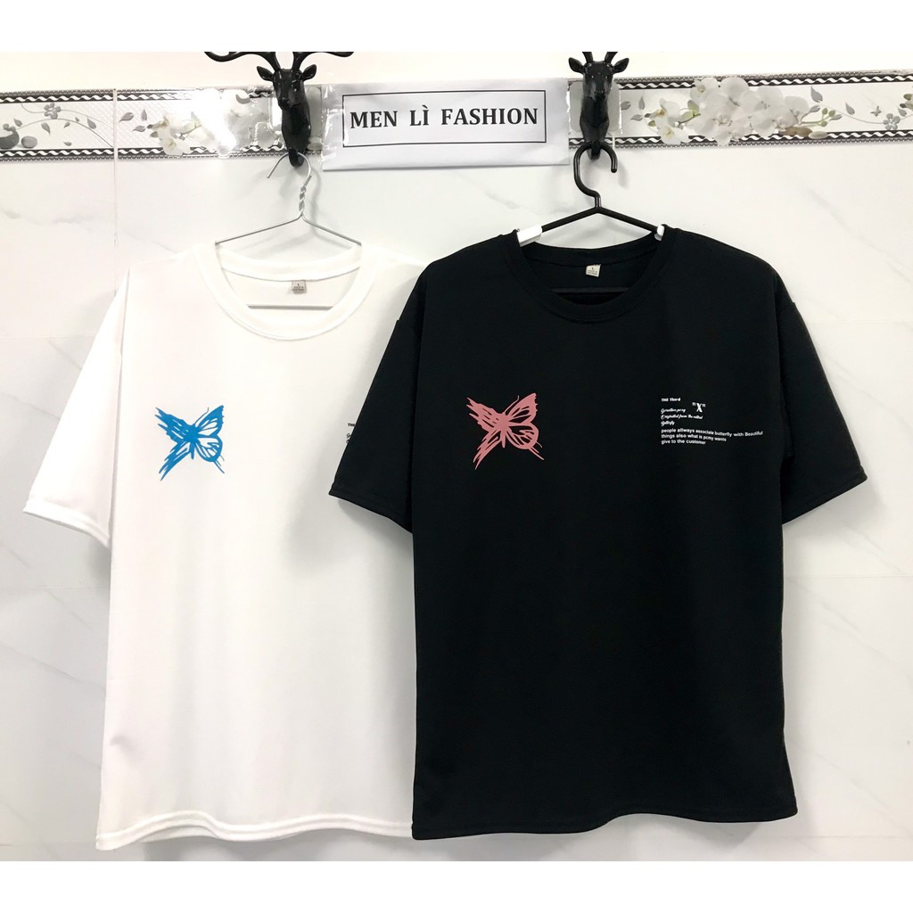 Áo Thun Unisex Nam Nữ Form Rộng Tay Lỡ BƯỚM THE THIRD