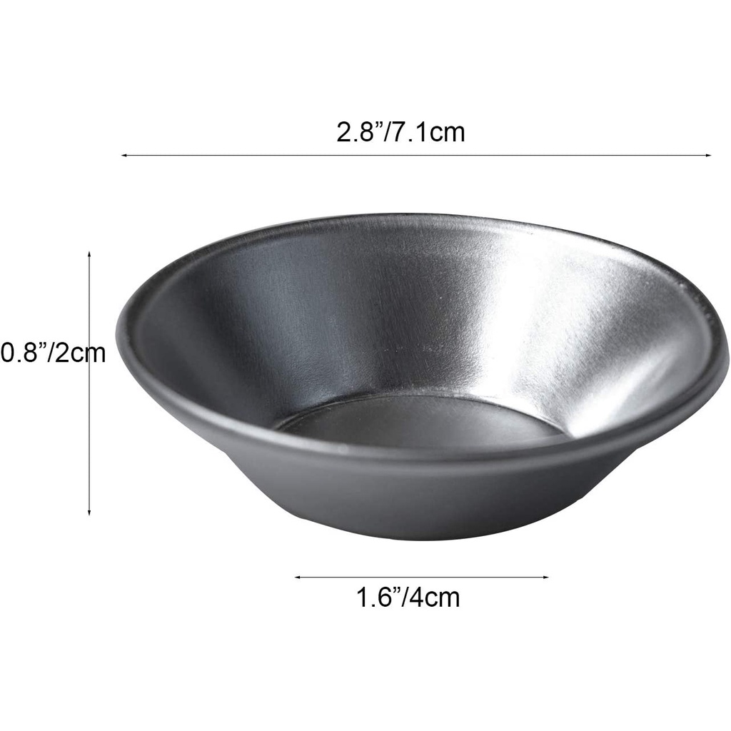 Bộ 5 Khuôn Làm Bánh Trứng Chất Liệu Nhôm