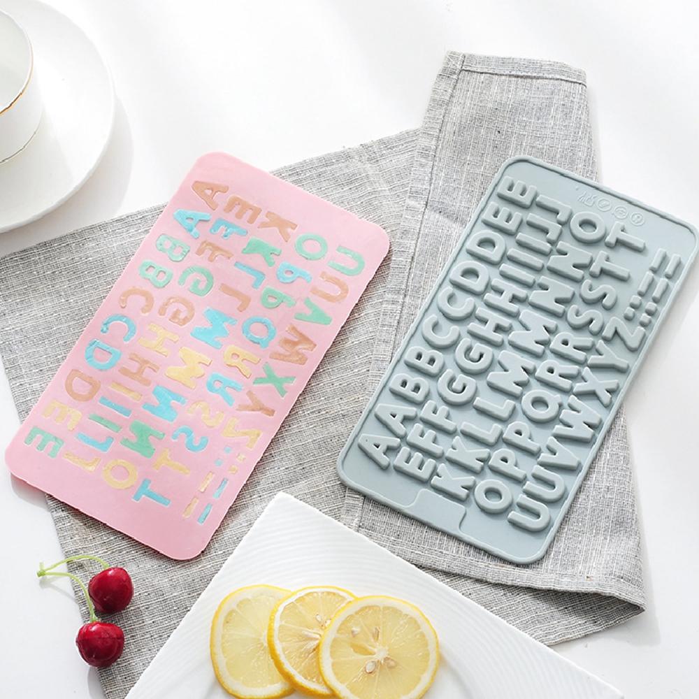 AUGUSTINA Khuôn Silicone Làm Bánh Kẹo Hình Chữ Cái Alphabet An Toàn