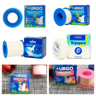Băng keo lụa Urgo Pore, Urgosyval (1.25cm x 5m/cuộn) (2.5cm x 5m/cuộn)
