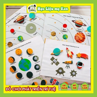 Học liệu Vũ Trụ Song Ngữ- Bóc dán tương tác