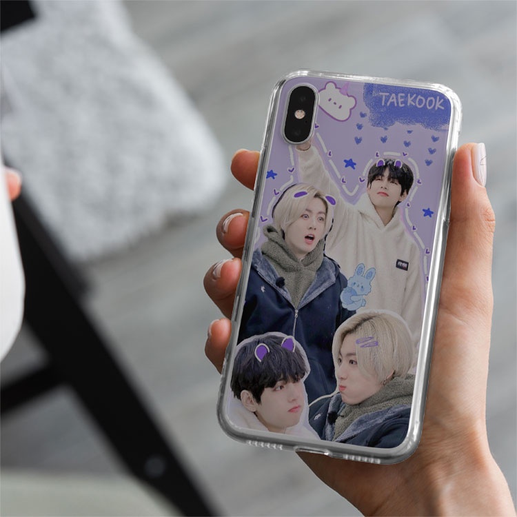 Ốp ip IDOL KPOP Taekook cutie cho Iphone 6 đến 13 promax  BLUGDR0115