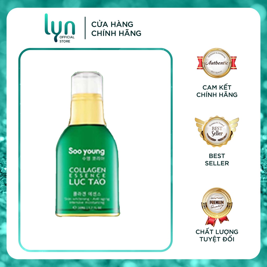 Tinh Chất Truyền Trắng Collagen Essence Lục Tảo - SooYoung
