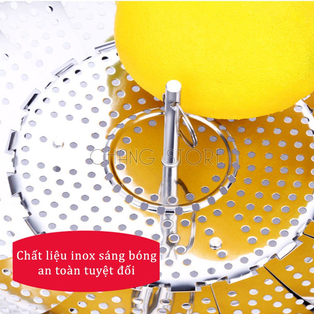 Vỉ Hấp Xôi, Vỉ Đồ Xôi Inox Đa Năng Tiện Lợi,Có Thể Gập Gọn Chất Liệu Inox Cao Cấp