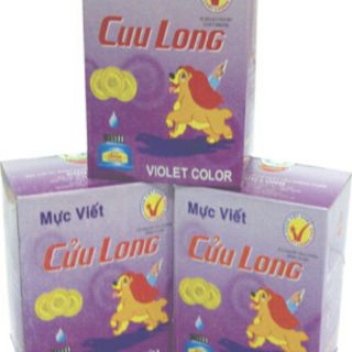 Lốc 6 lọ mực Cửu Long đủ màu