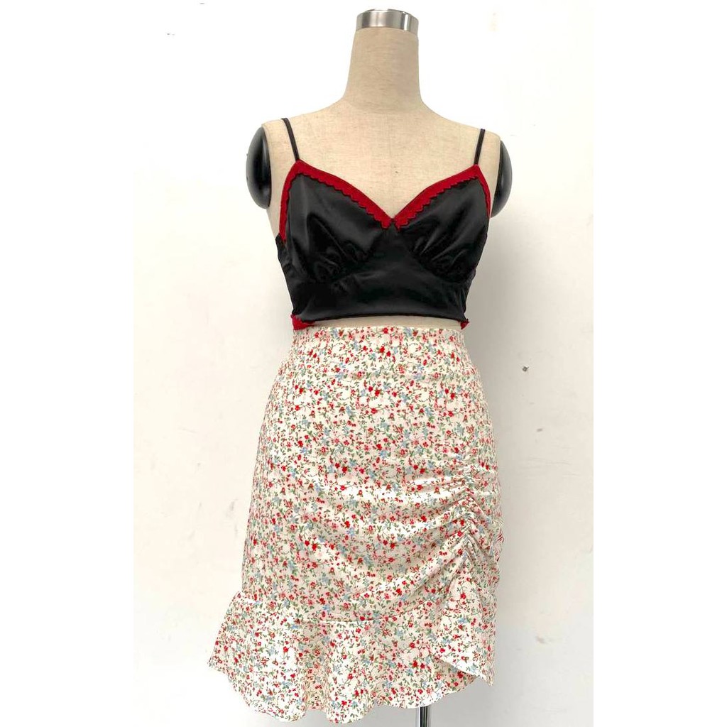 [Hình thật] Chân váy hoa vintage hàng đẹp nhiều màu - Chân Váy Hoa Nhí Vintage Hai Lớp | BigBuy360 - bigbuy360.vn