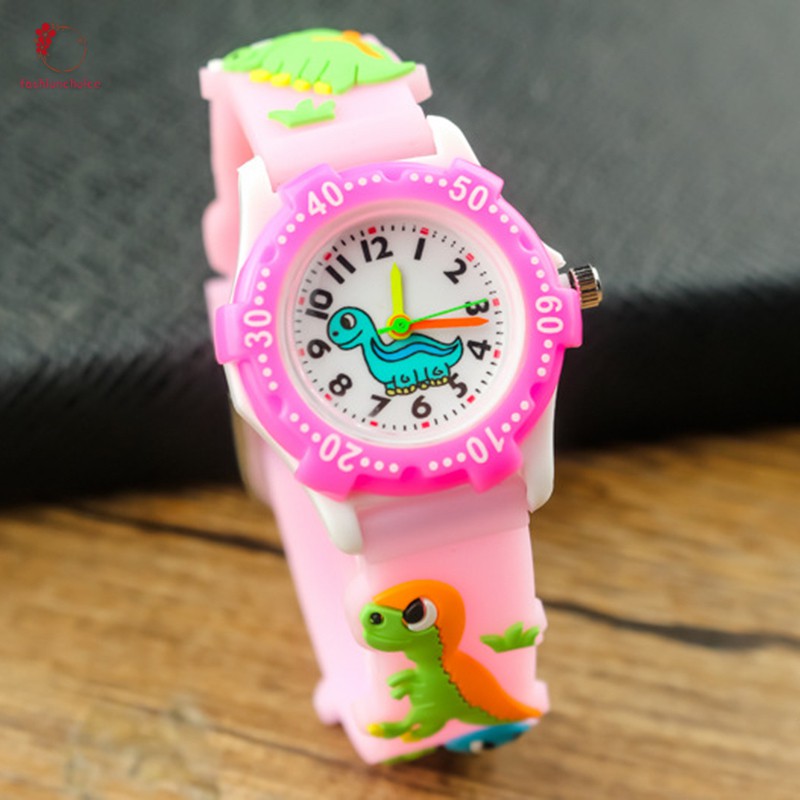 Đồng hồ khủng long 3D silicon cho bé