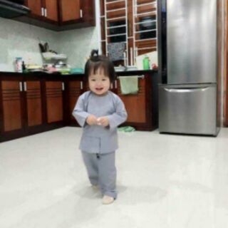 Đồ lam đi chùa cho bé