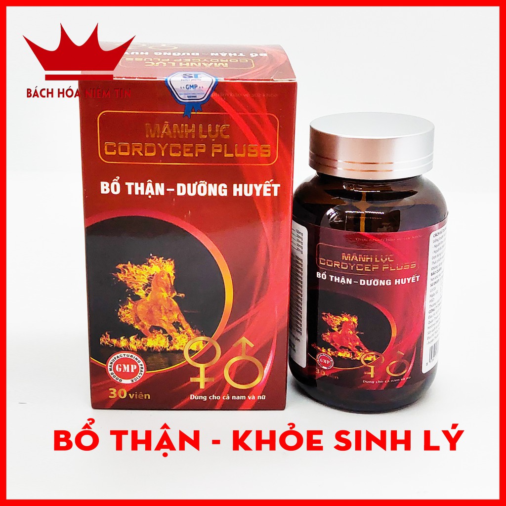 Viên uống bổ thận Mãnh Lực Cordycep Plus