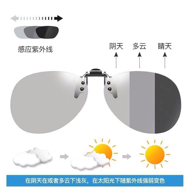 Kính Râm Kẹp Cá Ngựa Cho Nam