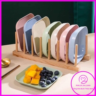 SET 8 ĐĨA NHỰA LÚA MẠCH AN TOÀN, SET 8 ĐĨA NHỰA SÂU LÒNG