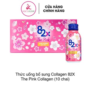 Nước uống the pink collagen 82x hộp 10 chai nhật bản