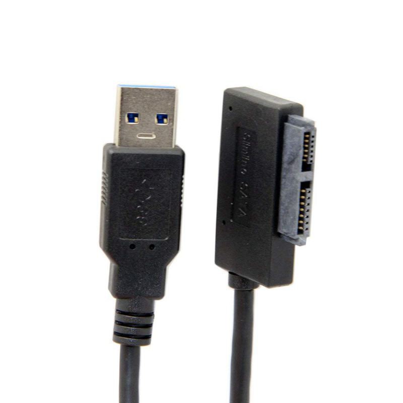 Cáp chuyển đổi USB 3.0 sang 7 + 6 13pin slimline cho Laptop CD / DVD | BigBuy360 - bigbuy360.vn