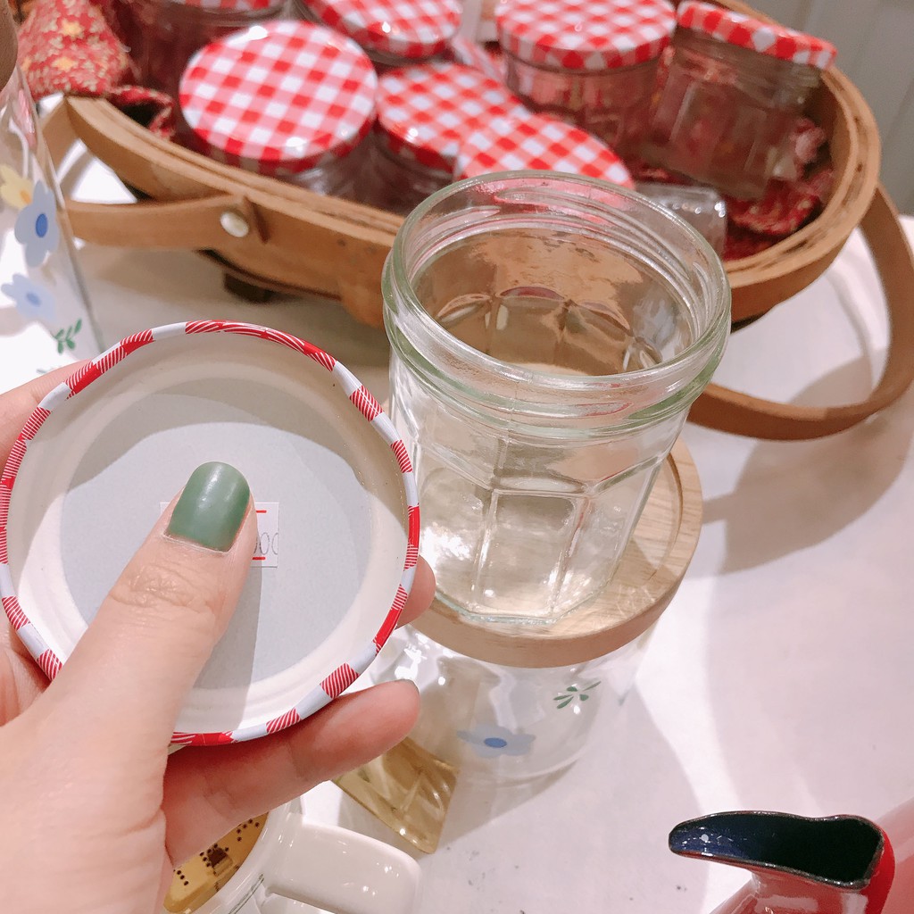 Hũ thủy tinh nắp nhôm hũ đựng sữa chua hũ thủy tinh làm mứt OIBECUNG PK.07 | BigBuy360 - bigbuy360.vn