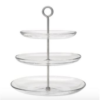 Khay thủy tinh 3 tầng KVITTERA ikea chính hãng