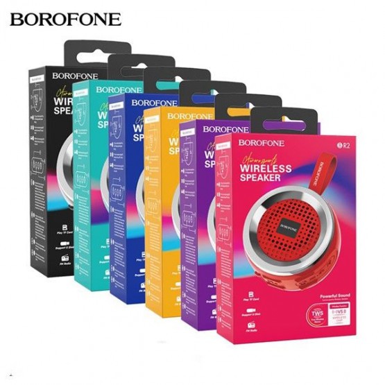 Loa bluetooh đa năng Borofone BR2 Aurora wireless V5.0 kết nối 2 loa cùng lúc - Hàng chính hãng