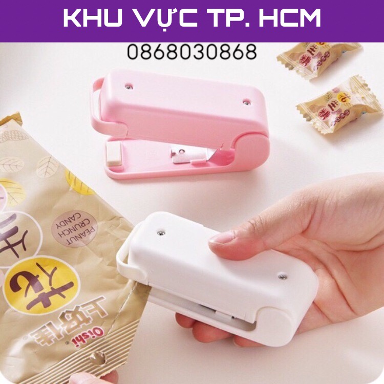 [FreeShip HCM] Máy hàn miệng túi mini, sử dụng pin