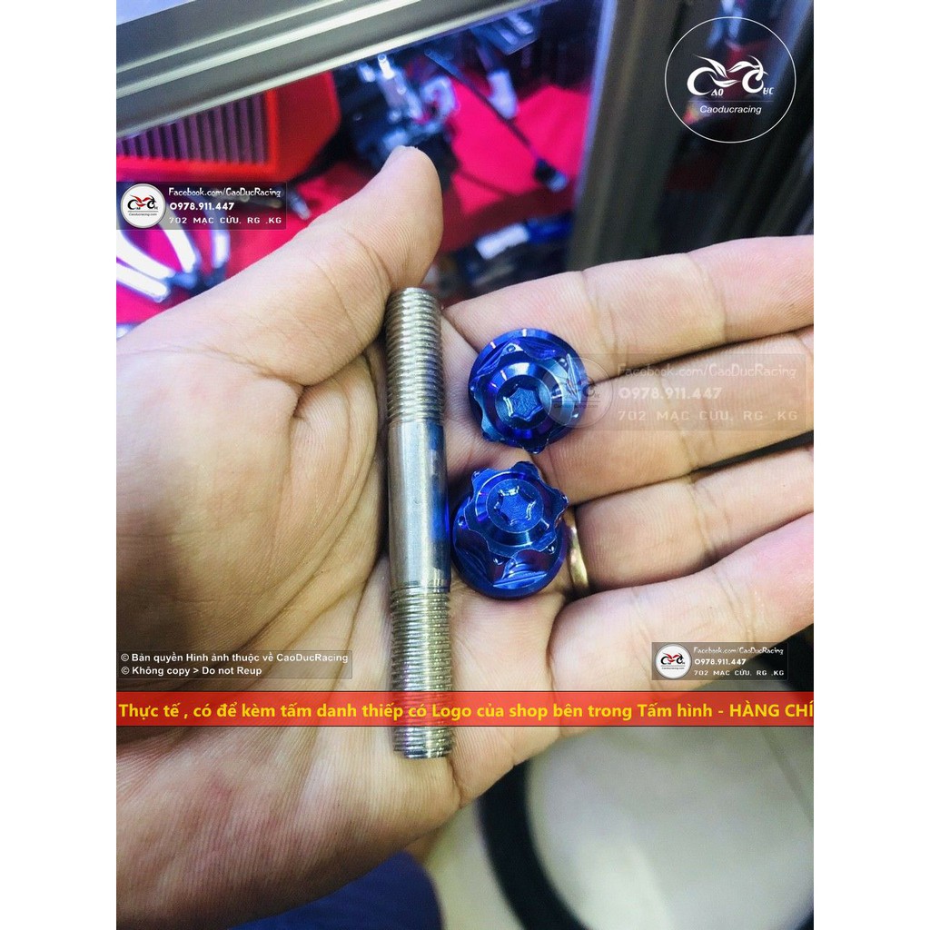 CỐT PHUỘC TITAN GR5 - TÁN BÍT ĐẦU TITAN GR5 SỊN